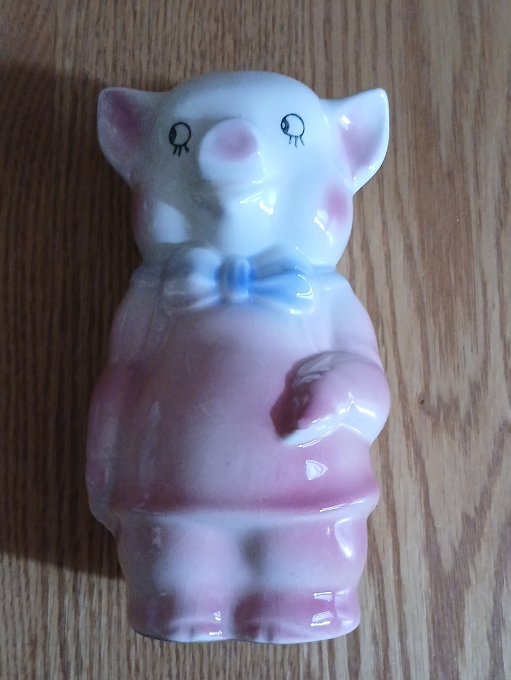 1940's Shawnee Pink Piggy Bank